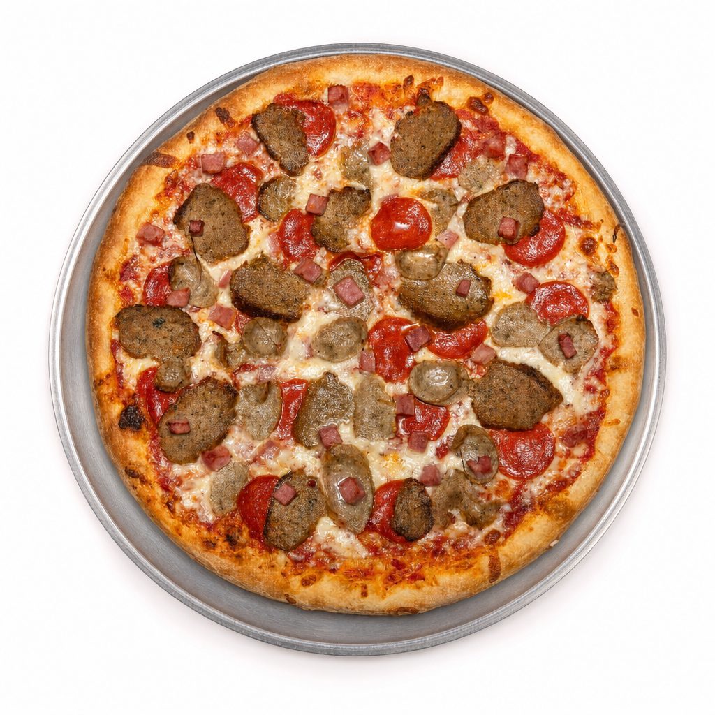 M Meat Lovers Pizza.