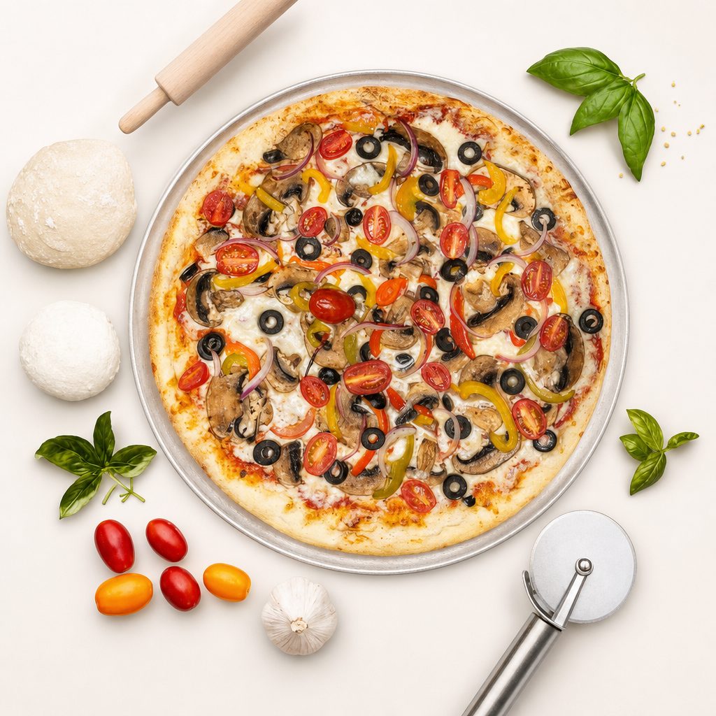 Large Vegetable Pizza.