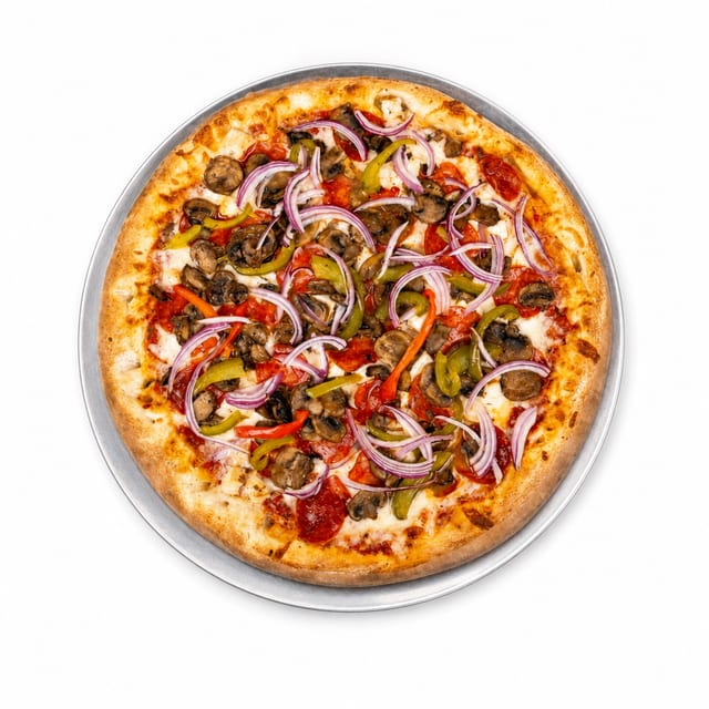 M Alfredo’s Five Toppings Pizza.