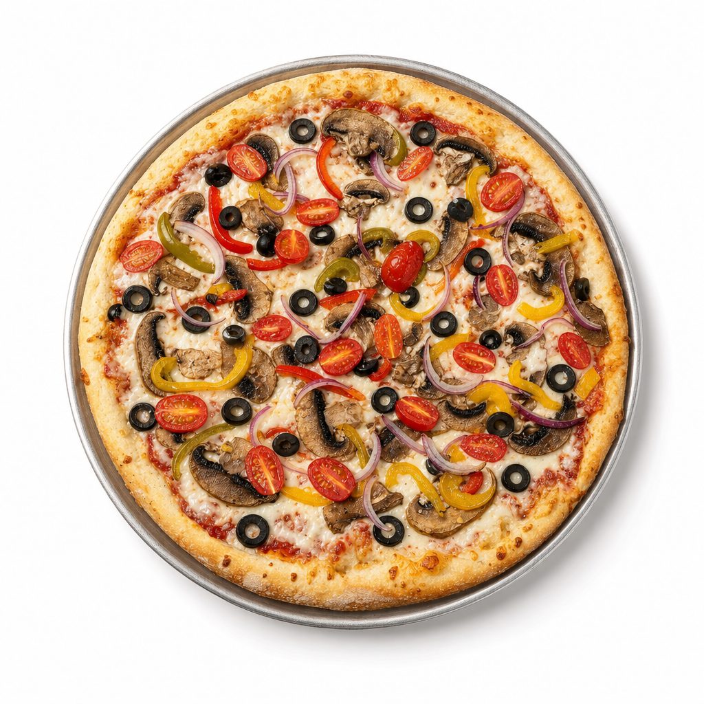 M Vegetable Pizza.