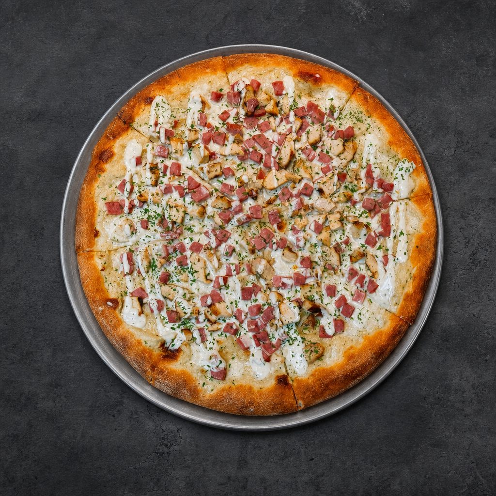 XL Chicken Bacon Ranch Pizza.