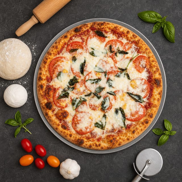 Large Pizza Napoletana.