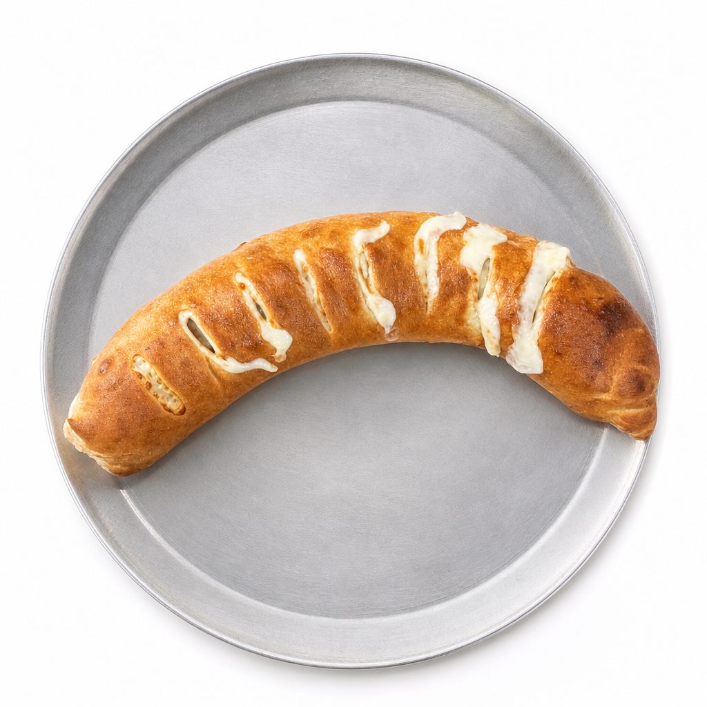Pepperoni, Ham & Cheese Stromboli Large.
