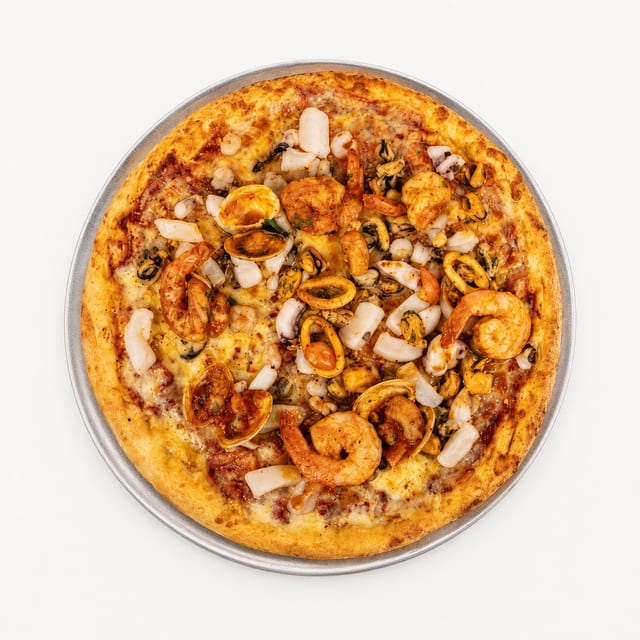 Large Pizza ai Frutti di Mare (Seafood).