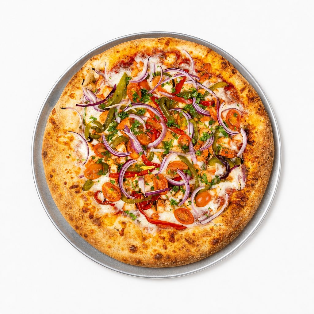 M Tandoori Chicken Pizza.
