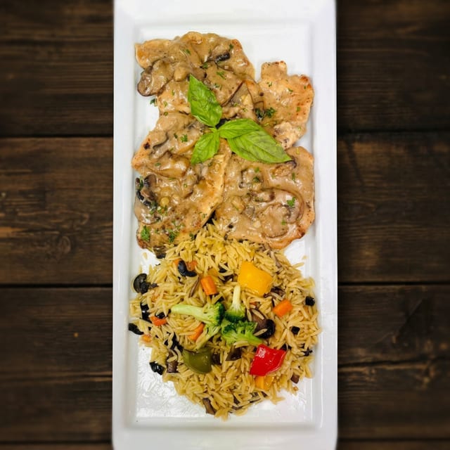 Chicken Marsala.