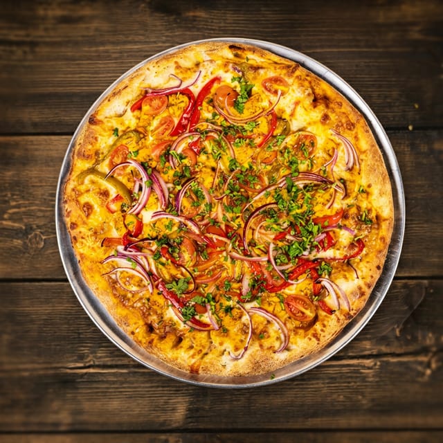 Large Chicken Bacon Ranch Pizza.