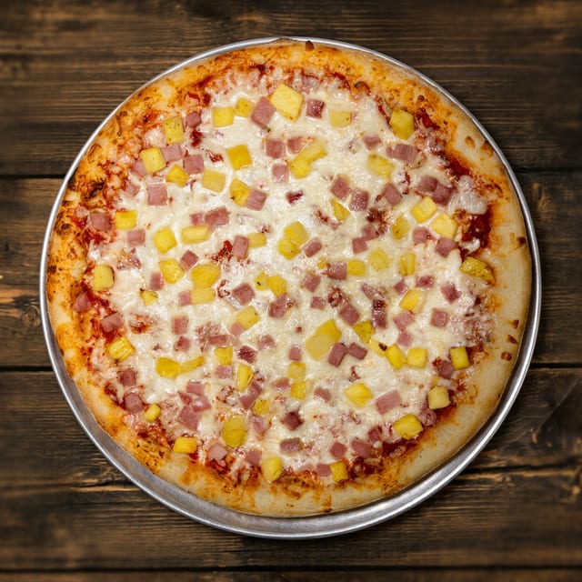 XL Hawaiian Pizza.