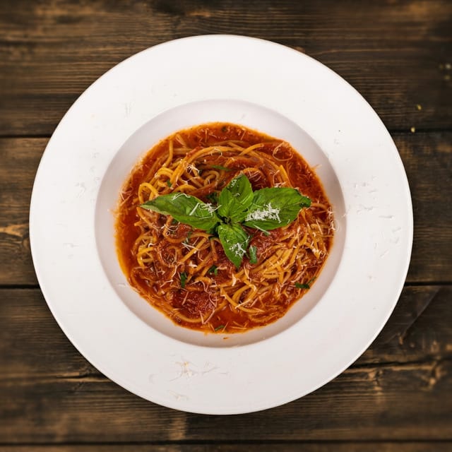 Spaghetti full tray.