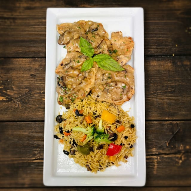 Chicken Marsala.