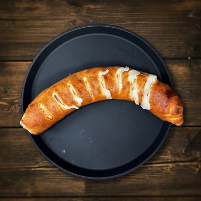 M Pepperoni, Ham & Cheese Stromboli.