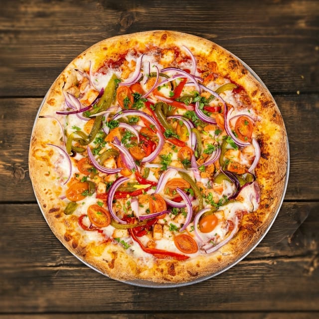 M Tandoori Chicken Pizza.