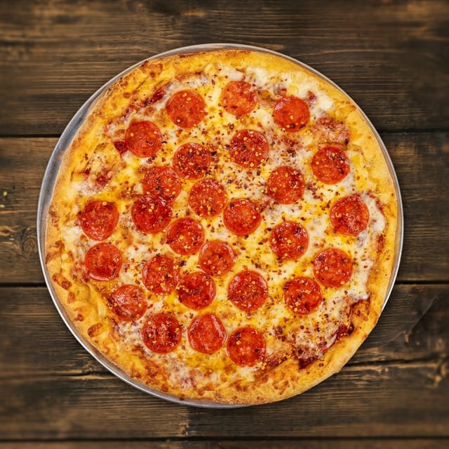 M Hot Honey Pepperoni Pizza.