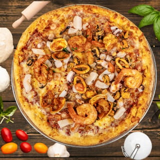Large Pizza ai Frutti di Mare (seafood)