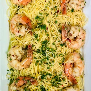 Shrimp Scampi with Angel Hair